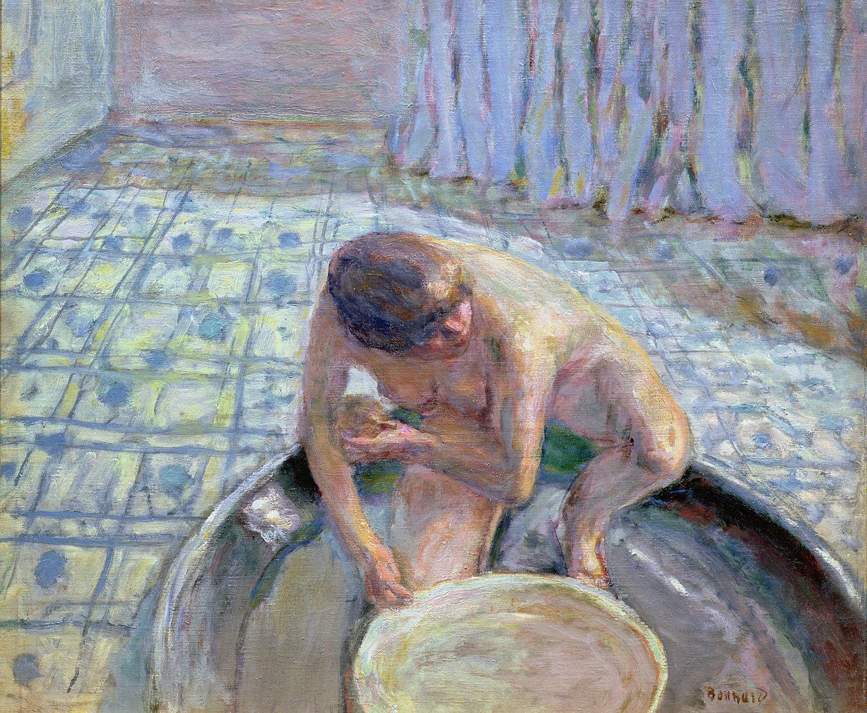 Blauwe harmonie, 1920 door Pierre Bonnard