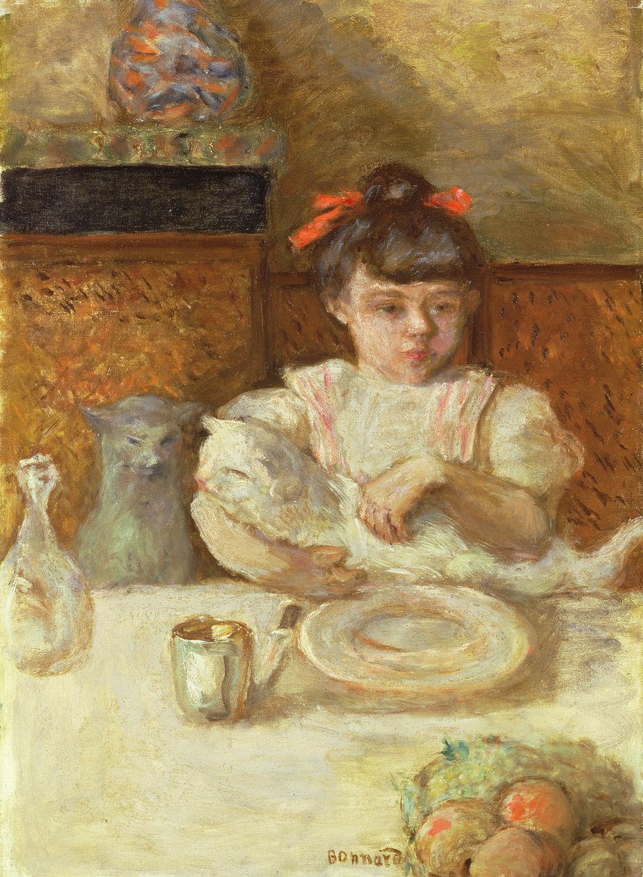 Kind met Katten door Pierre Bonnard
