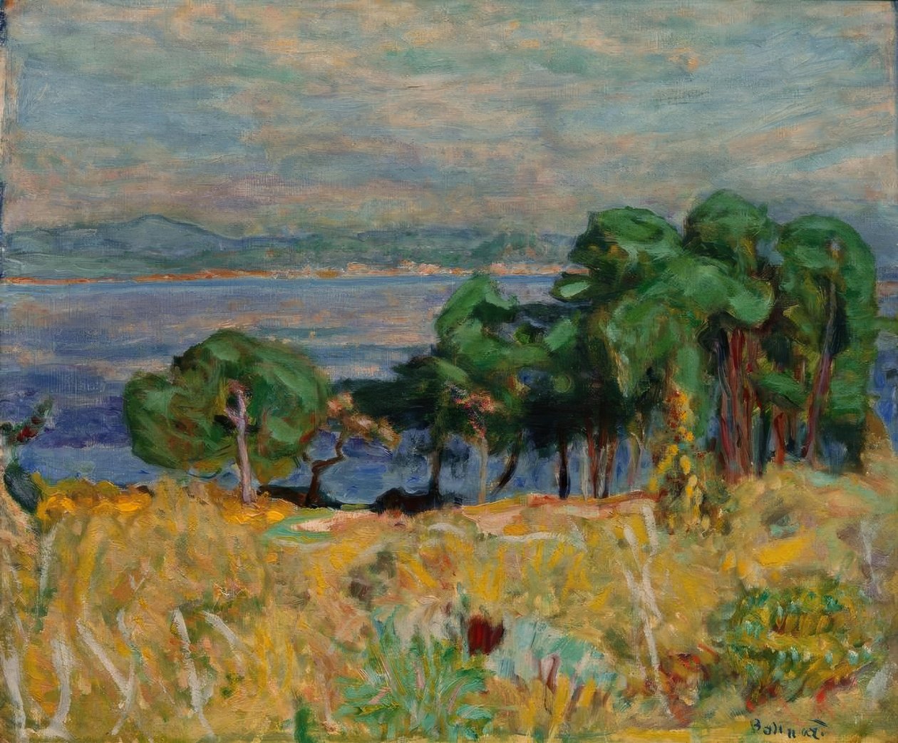 De baai van Saint-Tropez door Pierre Bonnard