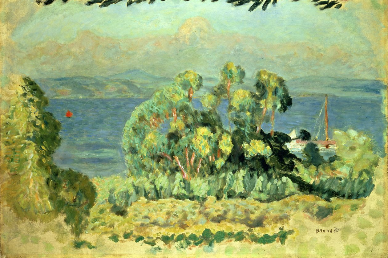 Eucalyptusbomen door Pierre Bonnard