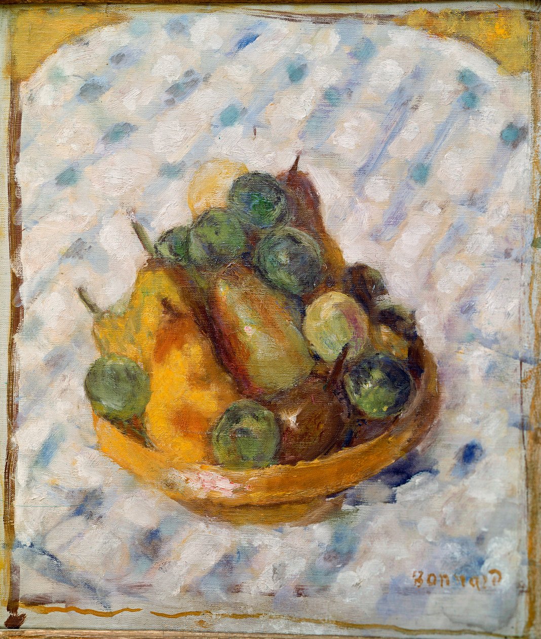 Fruit Stilleven van peren en pruimen door Pierre Bonnard
