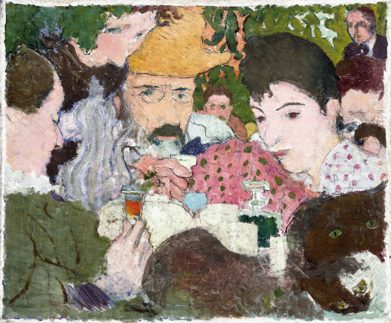 Tuinproeverij, ca. 1891 door Pierre Bonnard