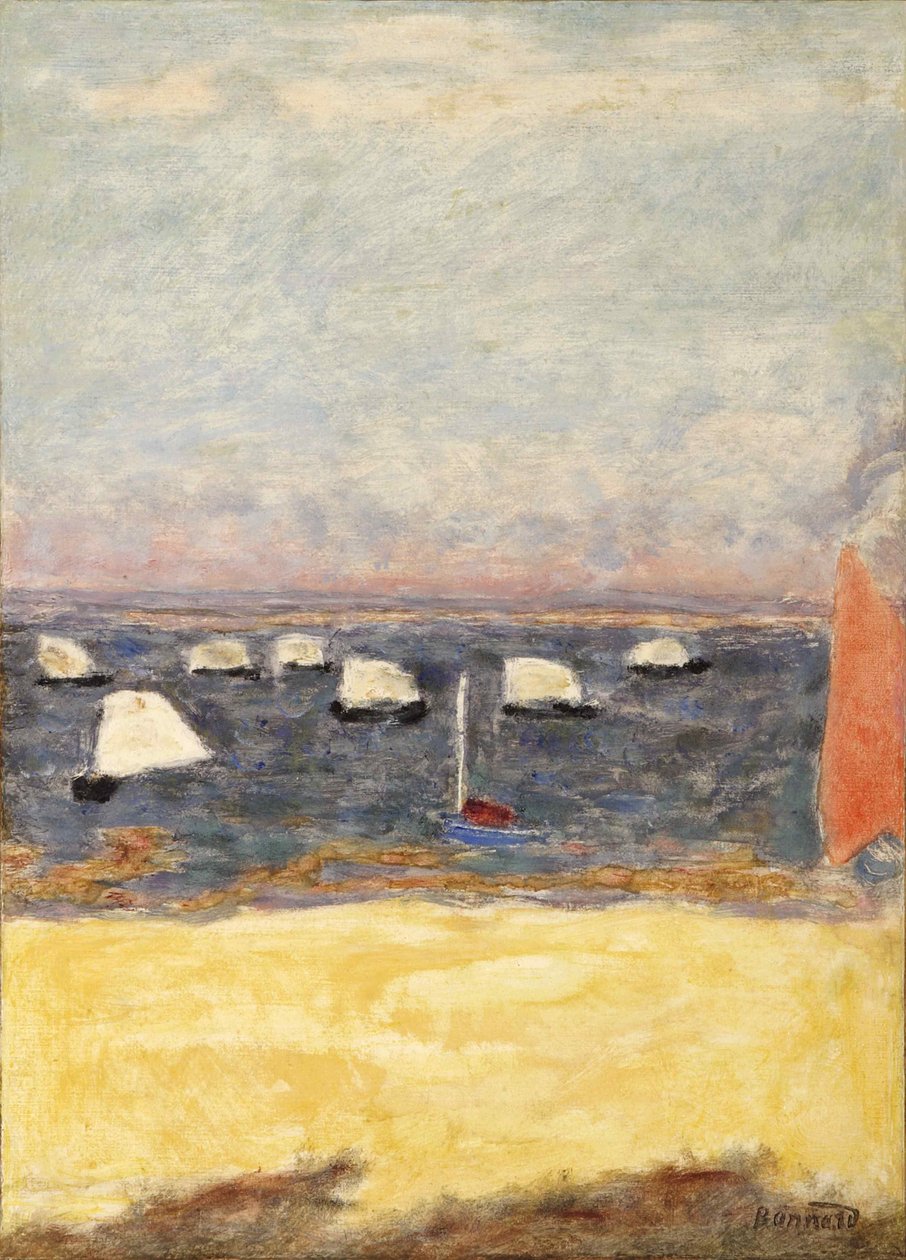 Les Voiliers, régates door Pierre Bonnard