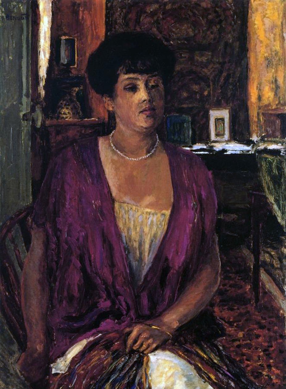 Madame Claude Anet, 1910 door Pierre Bonnard