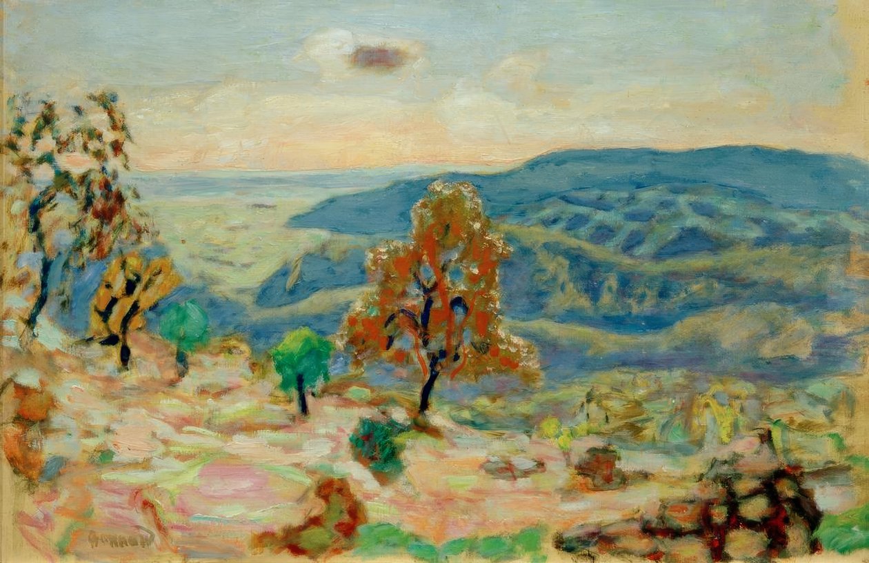 Berglandschap door Pierre Bonnard