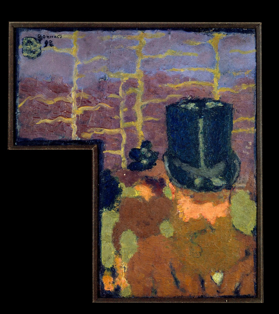 Portret van de Franse schilder Edouard Vuillard door Pierre Bonnard