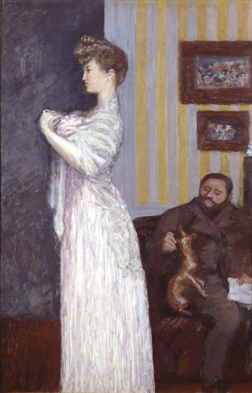 Thadée Natanson en Misia door Pierre Bonnard