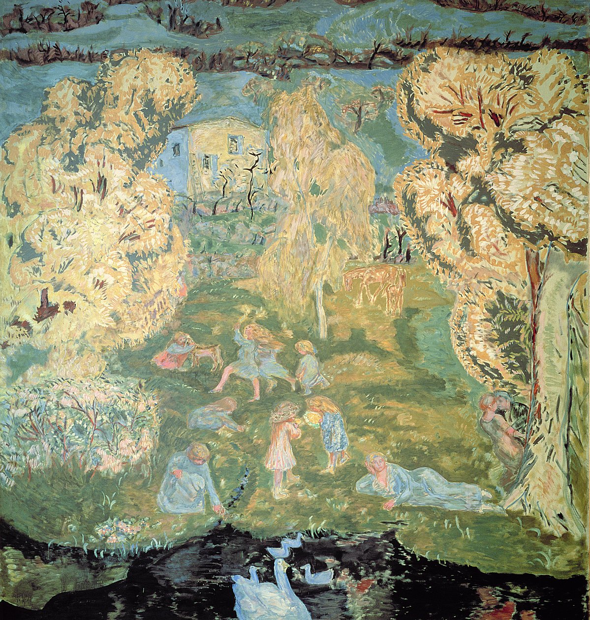 De eerste lentedagen op het platteland, 1912 door Pierre Bonnard