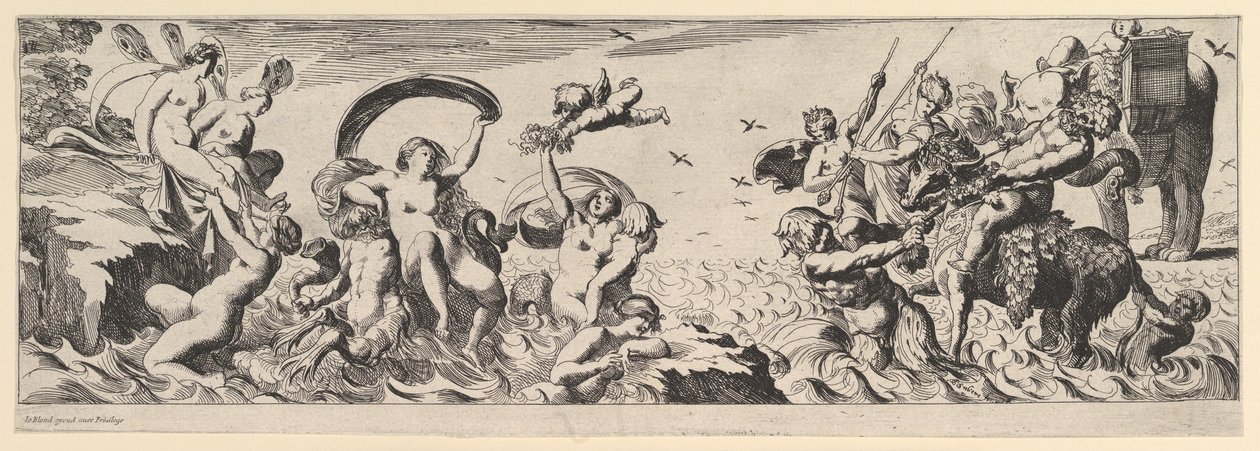 Bacchanaal door Pierre Brebiette