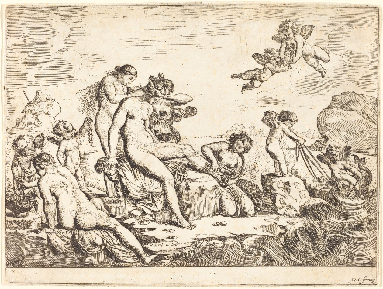De toilet van Thetis door Pierre Brebiette