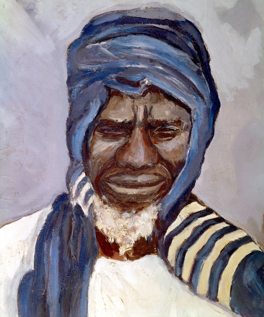 Portret van Samory Toure, c.1870-1890 door Pierre Castagnez
