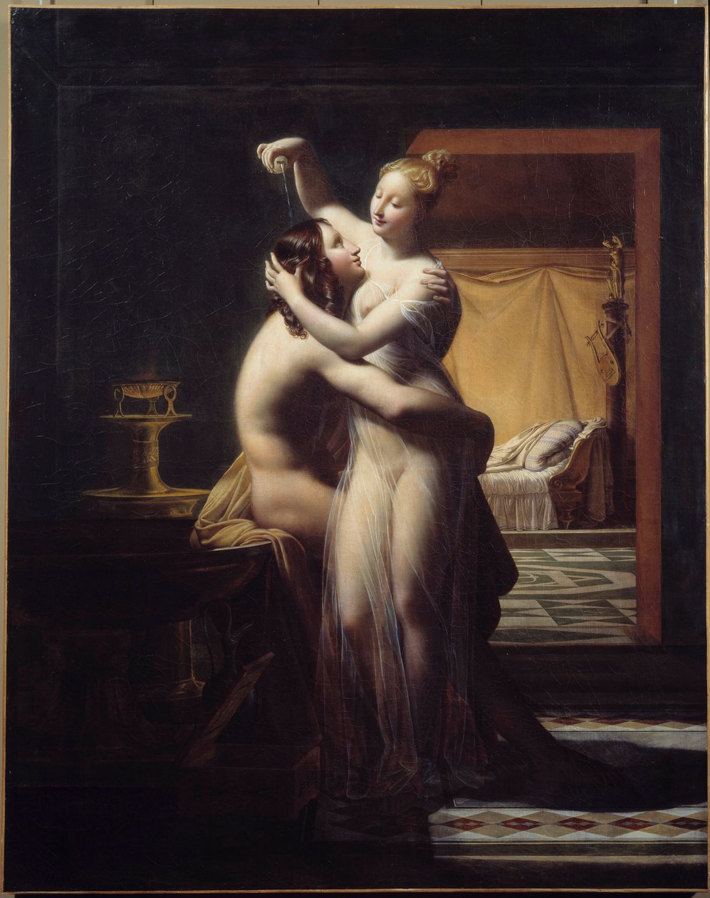 Hero en Leander door Pierre Claude Delorme