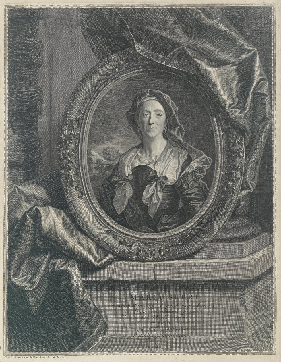 Madame Marie Rigaud (Maria Serre) door Pierre Drevet