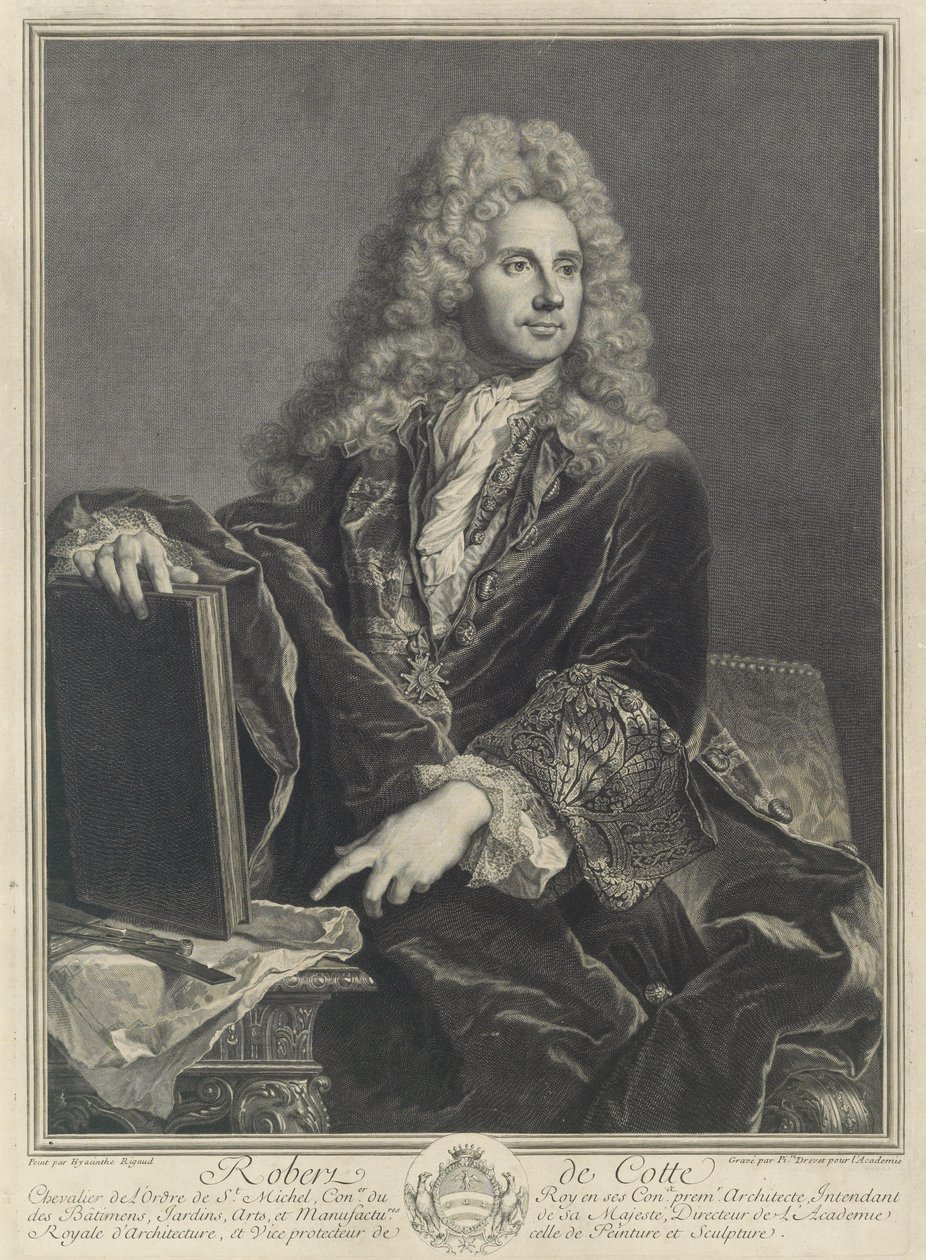 Robert de Cotte door Pierre Drevet