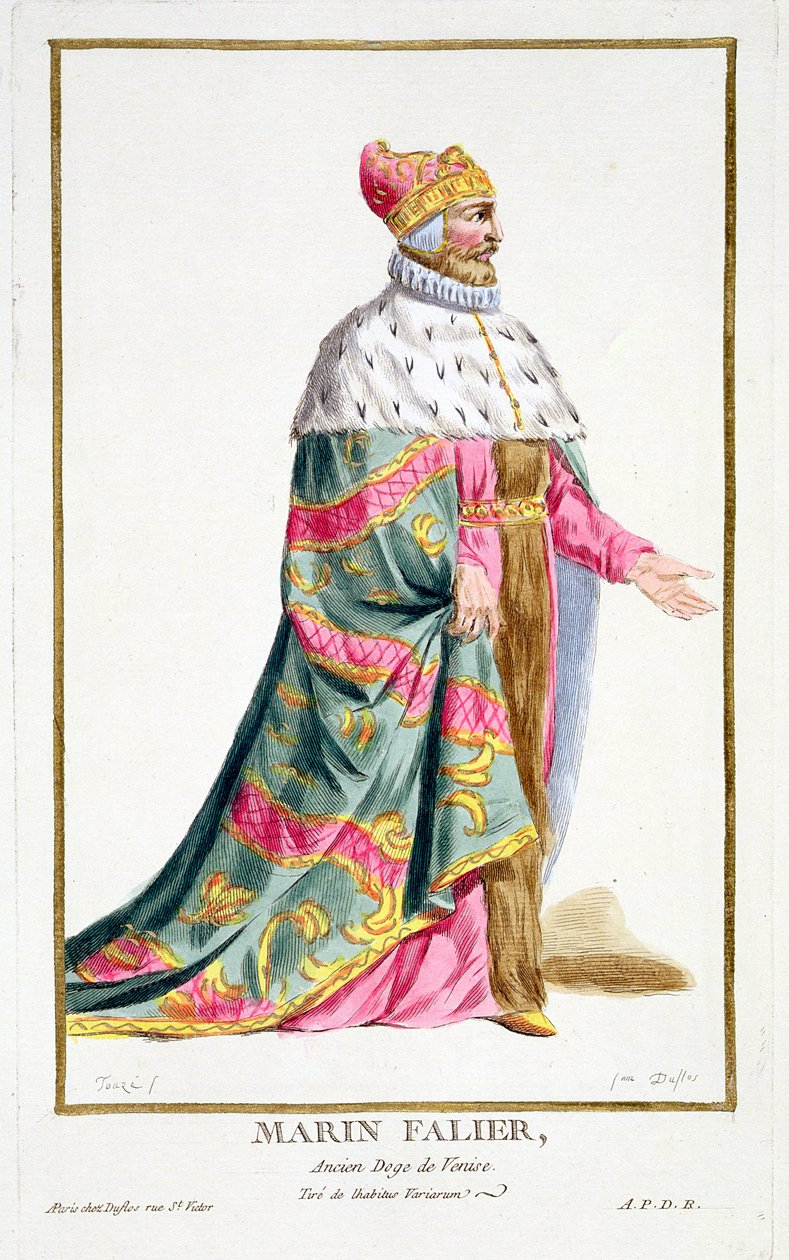 Marino Falier (1274-1355) Doge van Venetië uit 