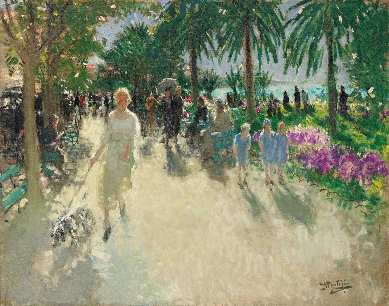 La Croisette, Cannes door Pierre Eugene Montezin