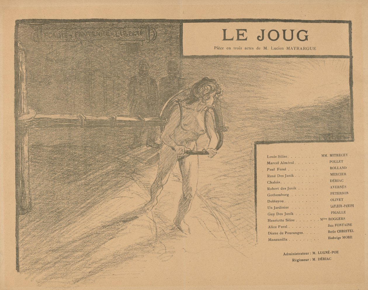 Het Juk door Pierre Eugène Vibert
