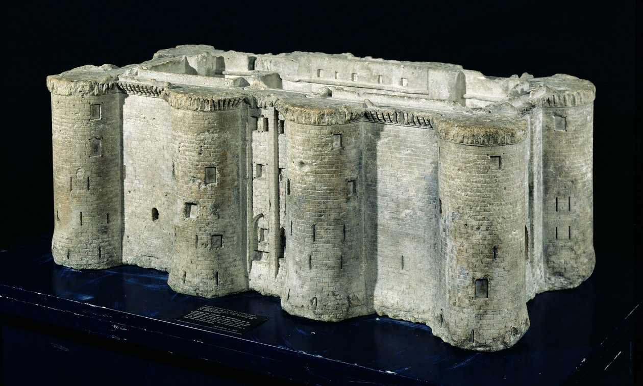 Maquette van de Bastille gemaakt van een van de stenen van de Bastille door Pierre Francois Palloy
