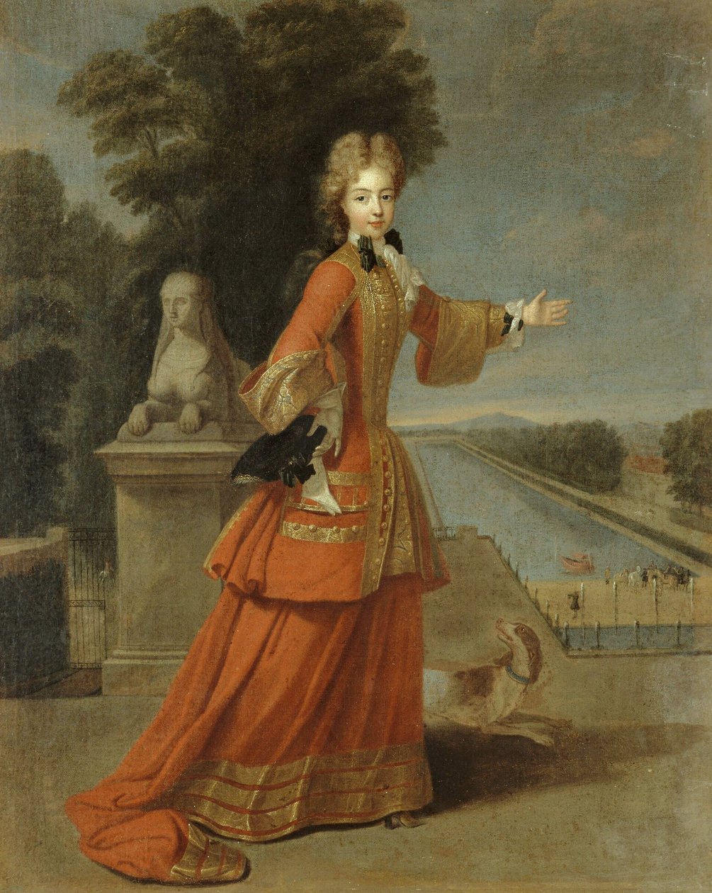Portret van Marie Adélaïde van Savoye, hertogin van Bourgondië door Pierre Gobert