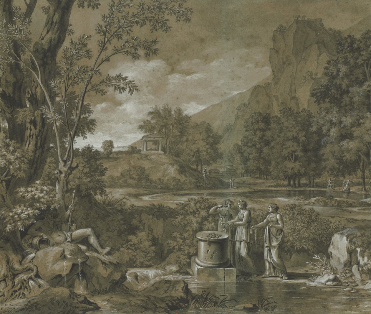 Klassiek Landschap door Pierre Henri de Valenciennes