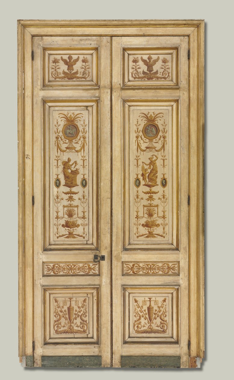 Dubbelbladige deur door Pierre II Rousseau