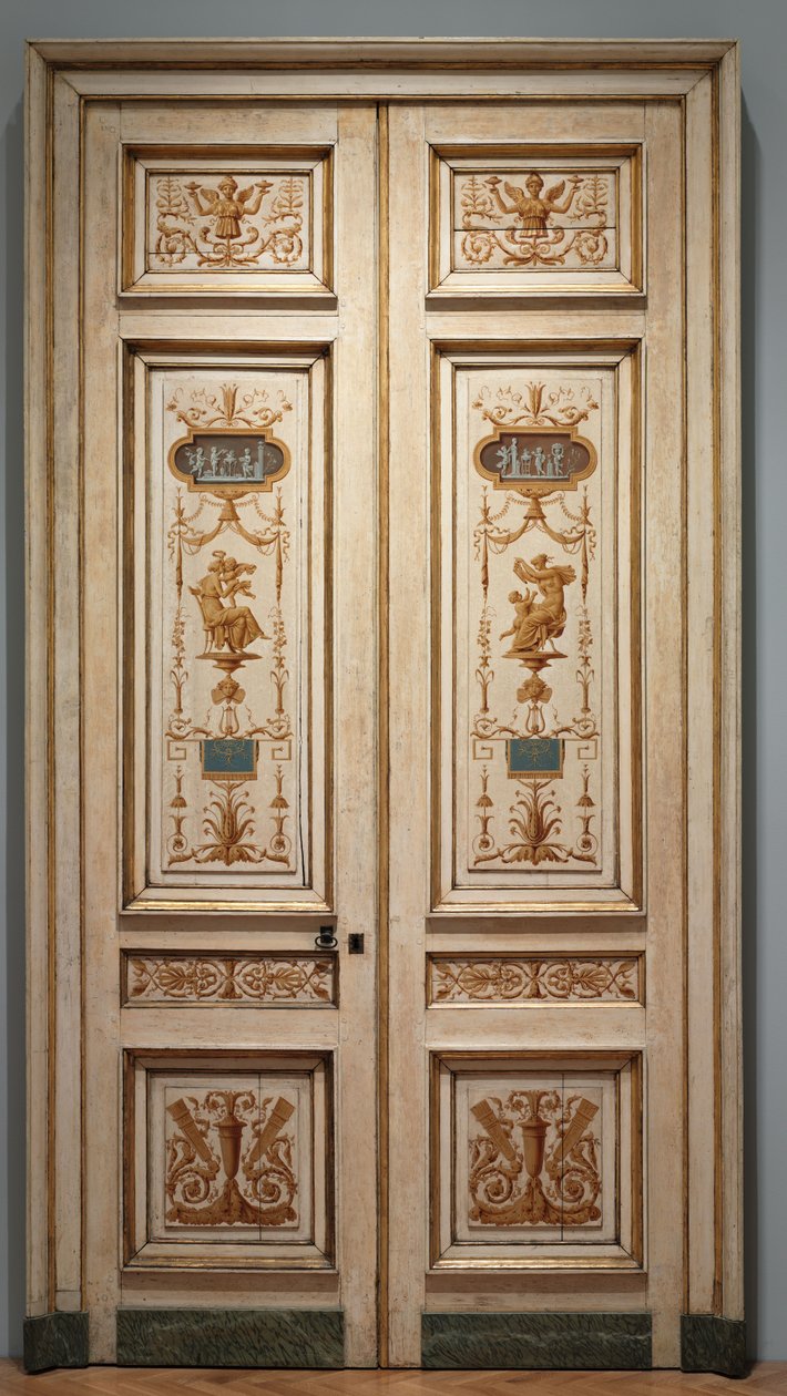 Dubbelbladige deuren, 1790s door Pierre II Rousseau