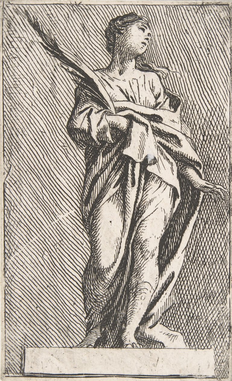 Staande Vrouwelijke Figuur, ca. 1739-40 door Pierre Ignace Parrocel