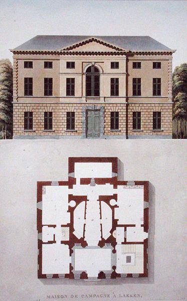 Landhuis in Laeken, nabij Brussel, uit 