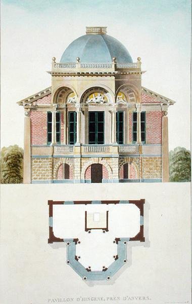 Paviljoen van Hingene, nabij Antwerpen, uit 