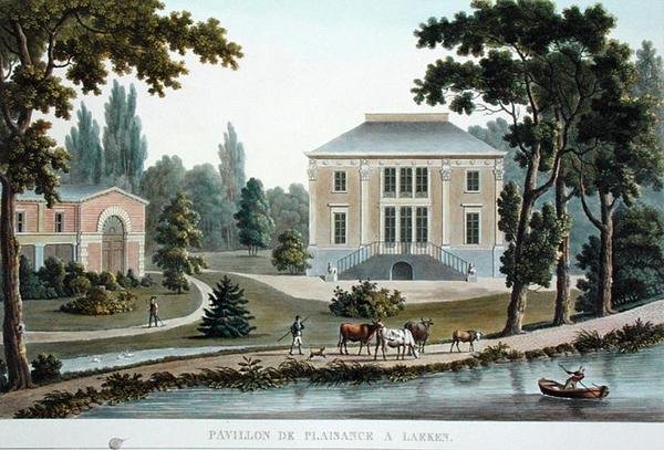 Pavillon de Plaisance in Laken, uit 