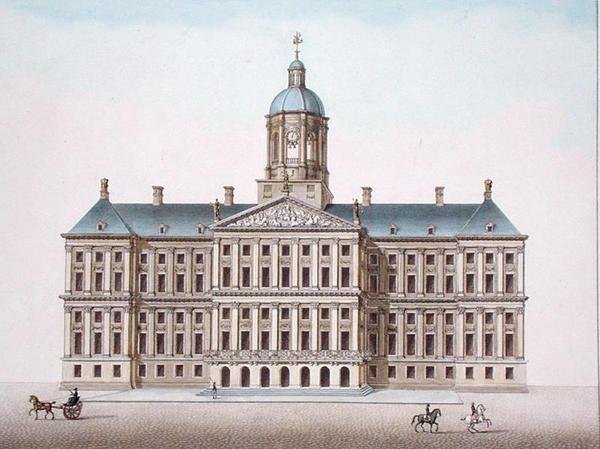 Koninklijk Paleis in Amsterdam, uit 
