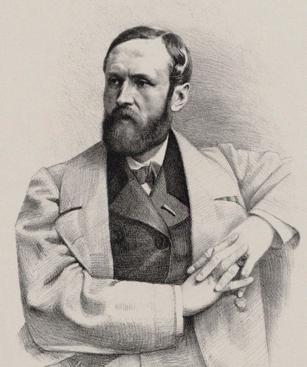 Portret van de organist en componist Louis James Alfred Lefébure-Wely 1817-1869, 1860 door Pierre Lanith Petit