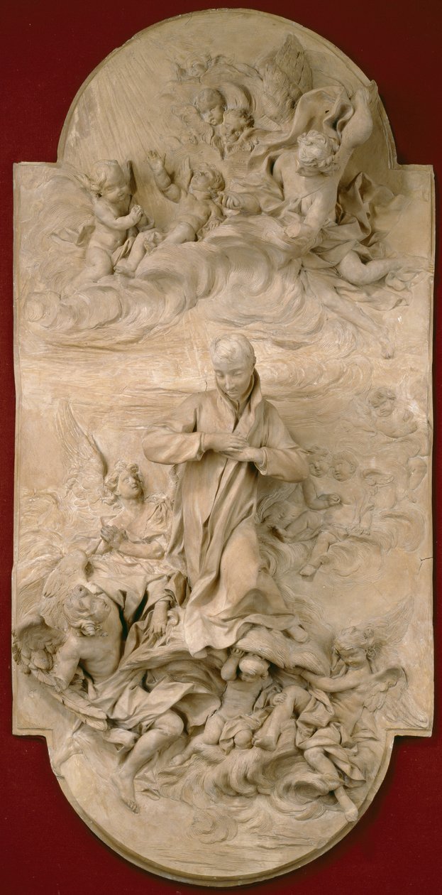 S. Luigi Gonzaga in Glorie door Pierre Legros