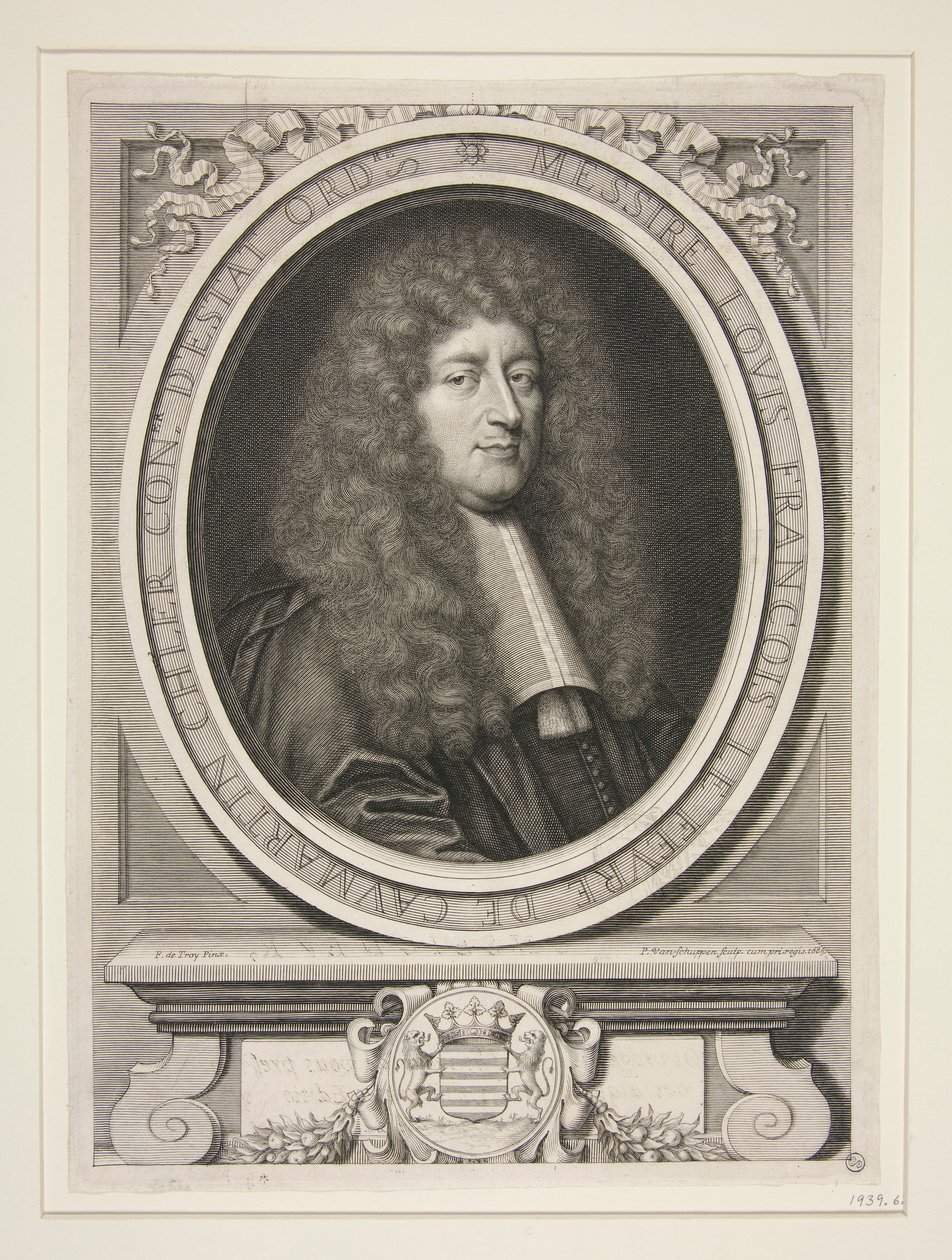 Louis François le Fèvre de Caumartin (1624-1687) door Pierre Louis van Schuppen