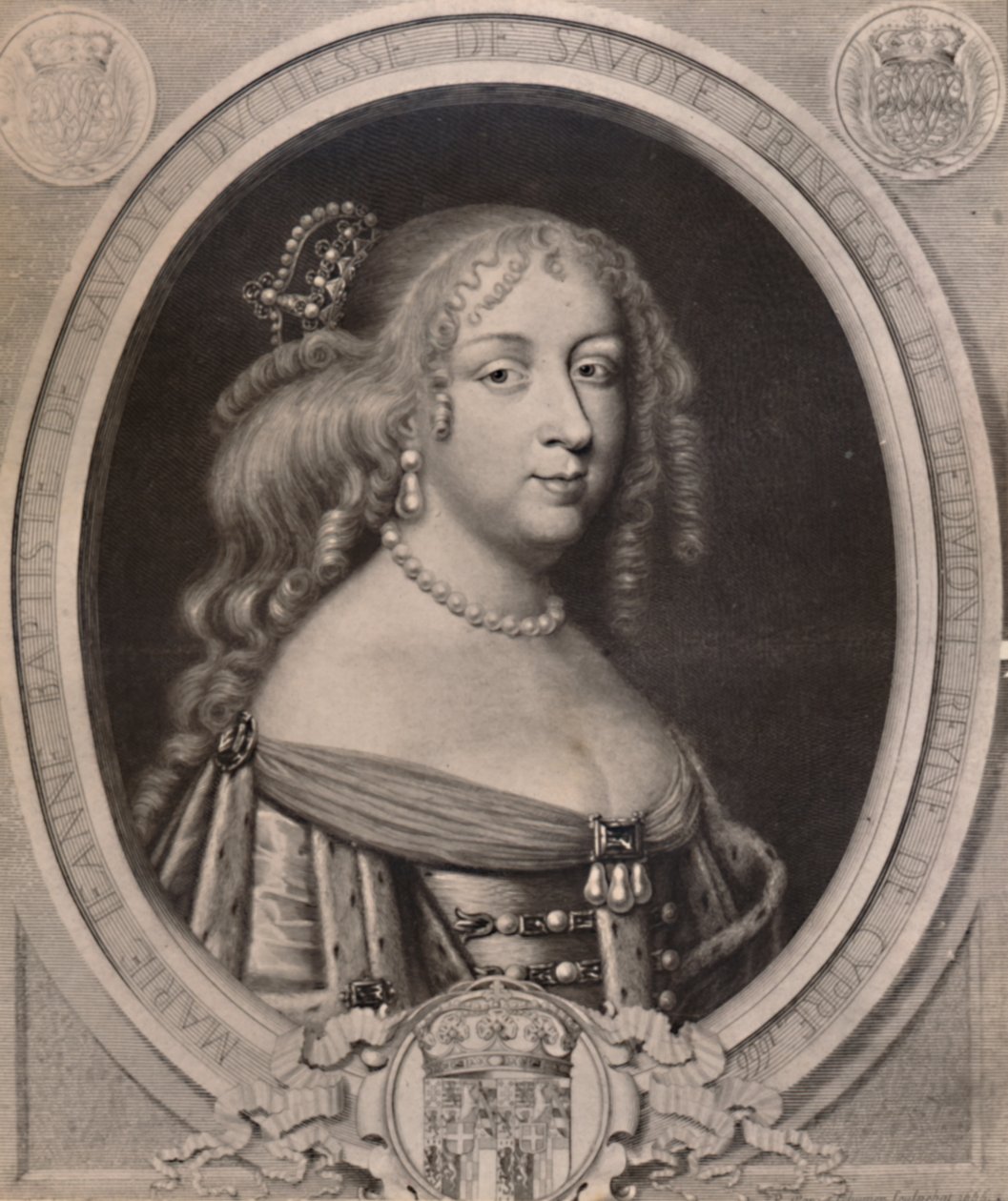 Marie Jeanne Baptiste, Hertogin van Savoye, eind 17e eeuw 1894 door Pierre Louis van Schuppen
