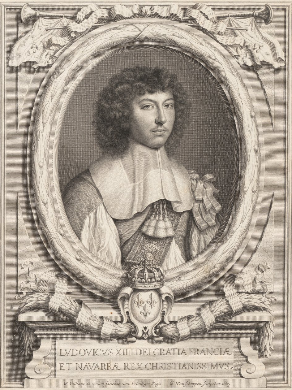 Portret van Lodewijk XIV, 1650-1702 door Pierre Louis van Schuppen