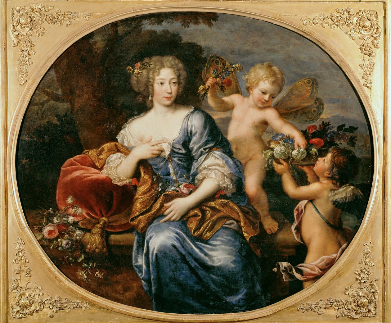 Madame de Montespan, maîtresse van Louis XIV ... (schilderij op doek) door Pierre Mignard