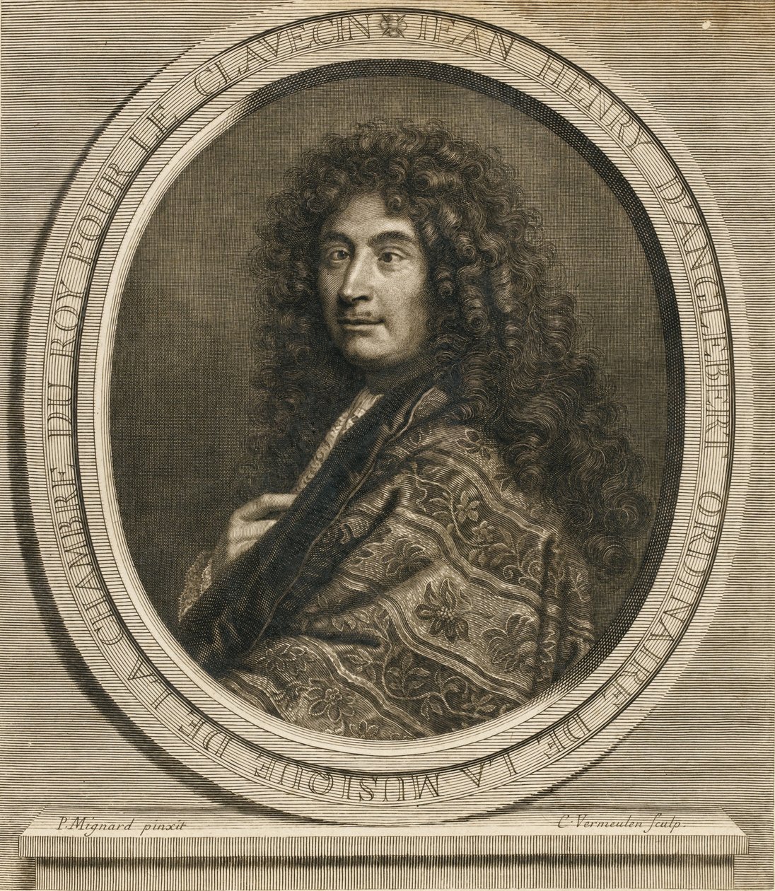 Portret van de componist Jean-Henri d
