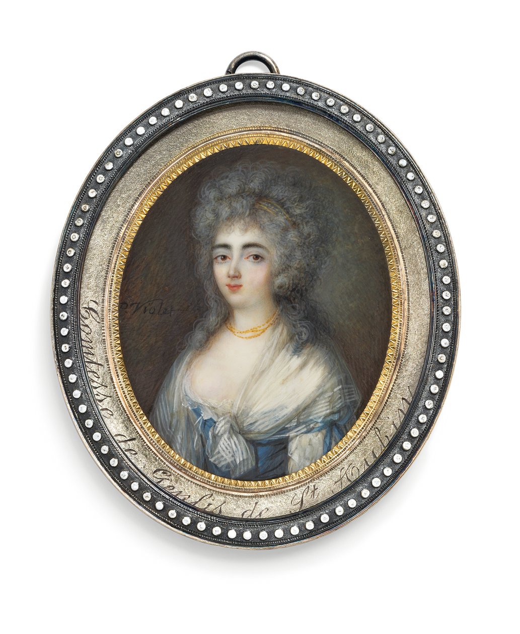 Stéphanie Félicité Ducrest de Saint-Aubin, Gravin van Genlis door Pierre Noel Violet