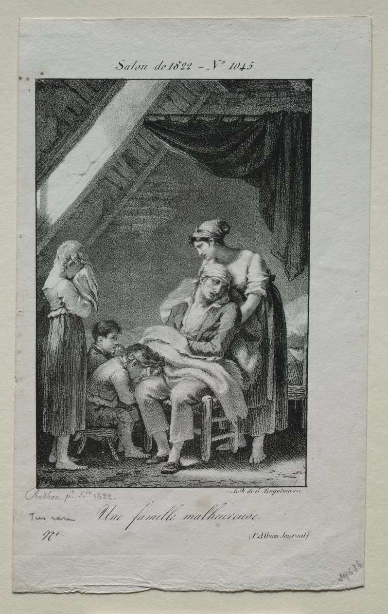 Een Ongelukkige Familie door Pierre Paul Prud