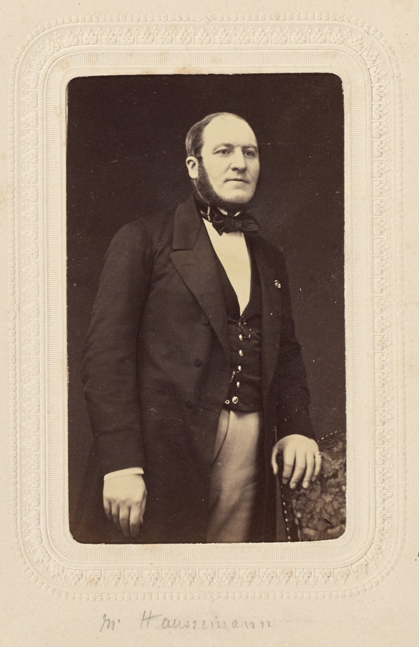 Baron Georges Eugène Haussmann (1809 - 1891) door Pierre Petit