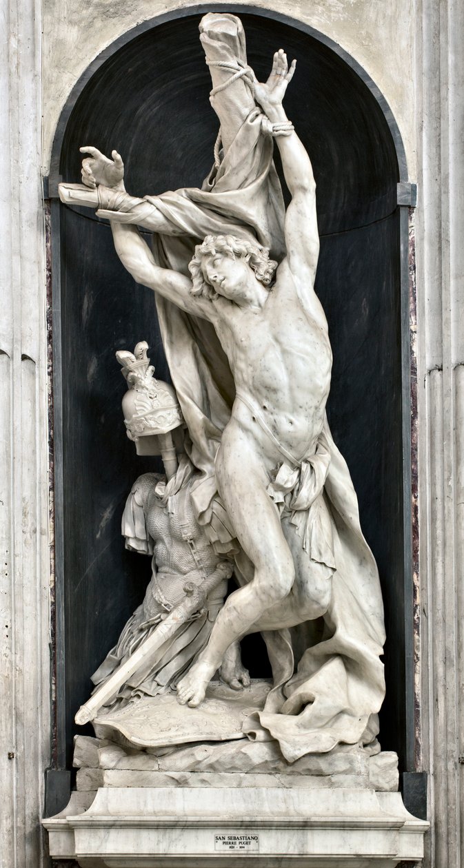 St. Sebastiaan door Pierre Puget