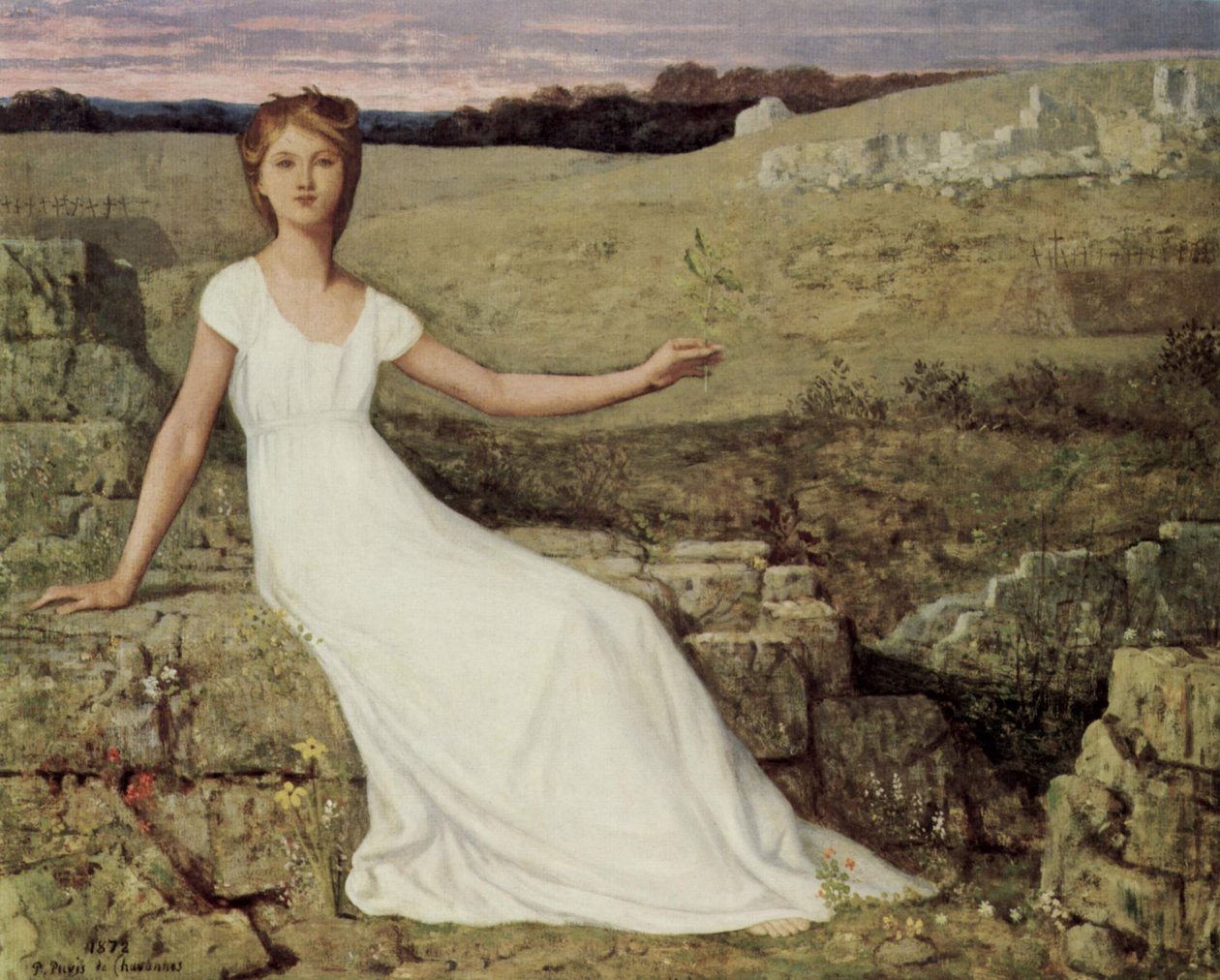 De hoop door Pierre Puvis de Chavannes