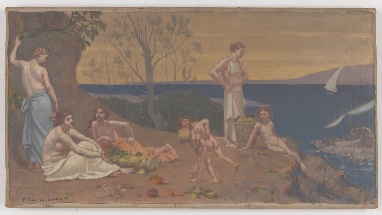 Doux Pays (Aangenaam land) door Pierre Puvis de Chavannes