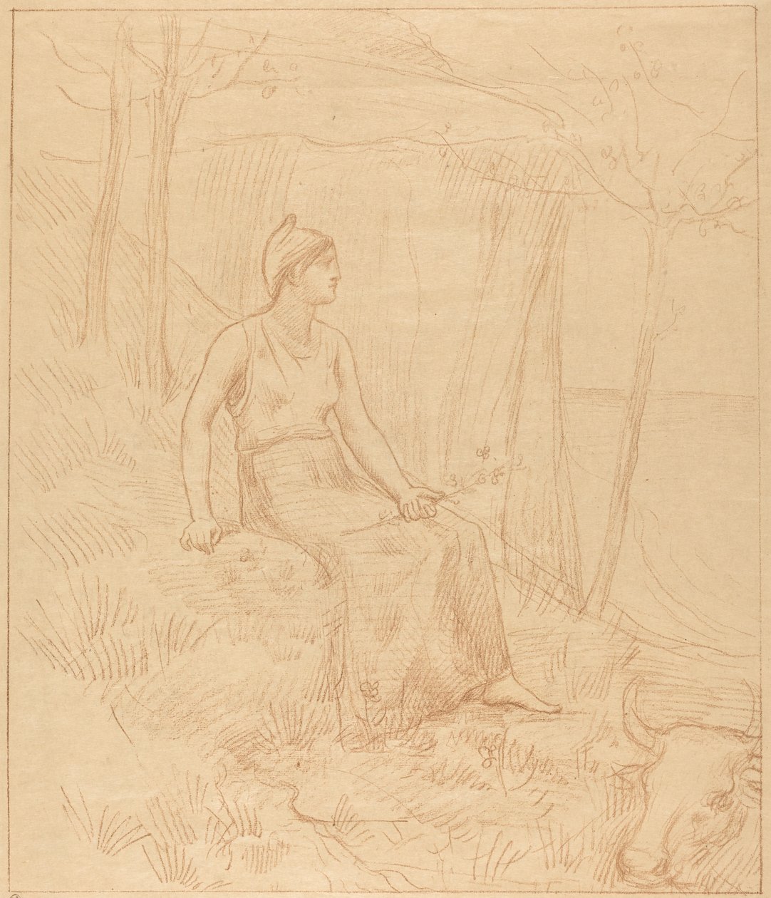 Normandisch gebied door Pierre Puvis de Chavannes