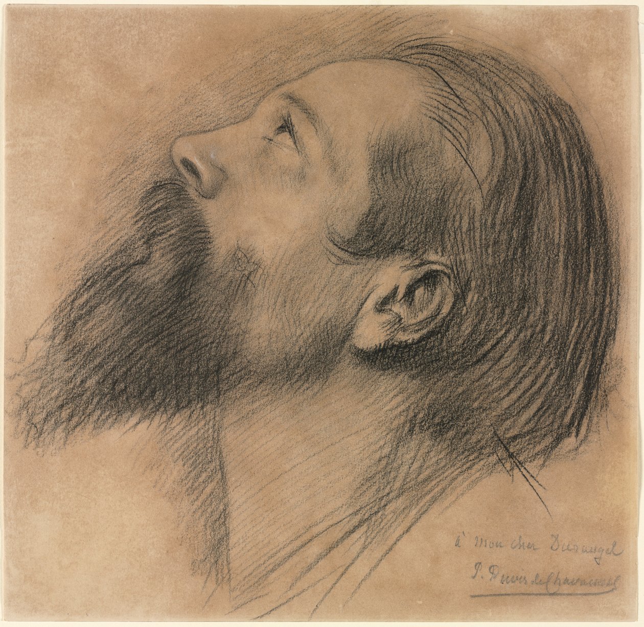 Studie voor de fries van Sainte Geneviève door Pierre Puvis de Chavannes