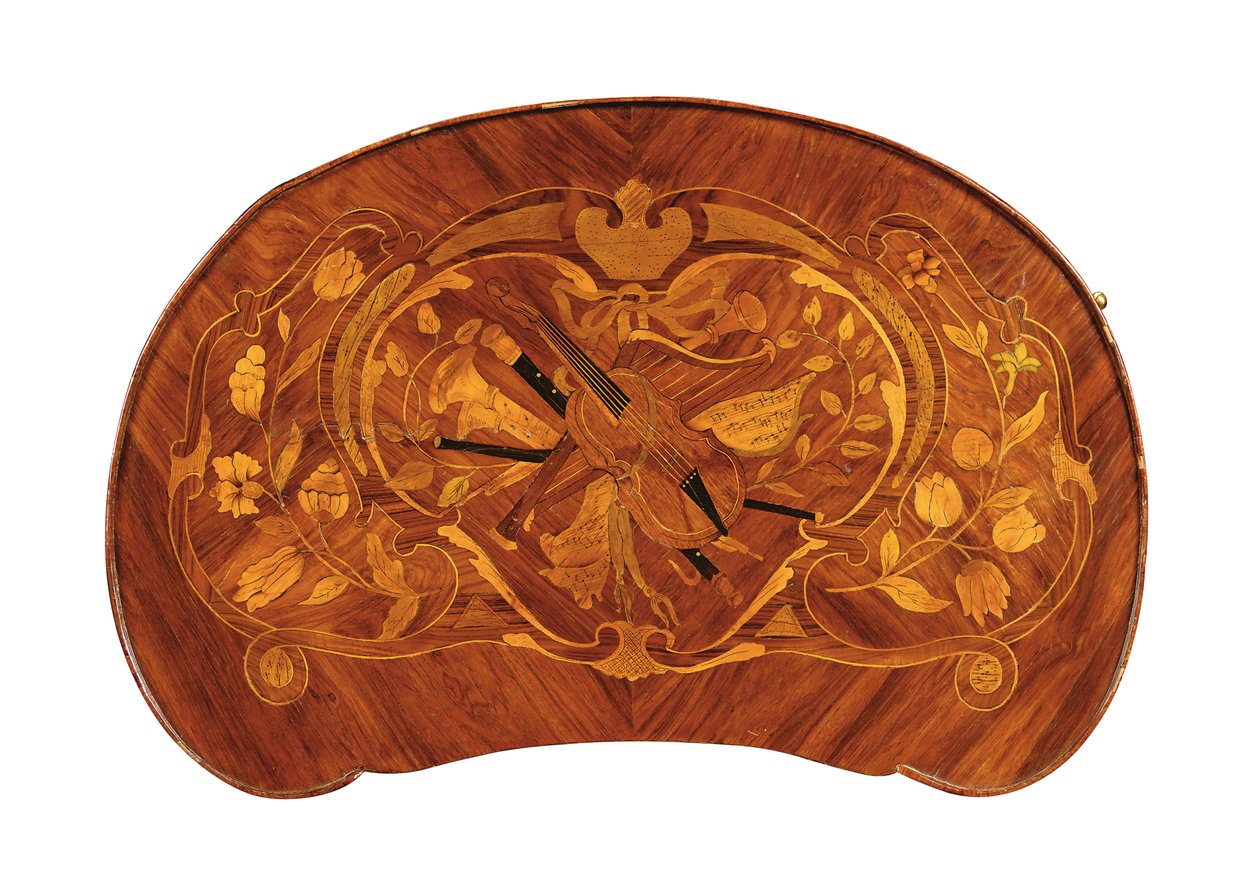 Louis XV schrijftafel, ca. 1750 door Pierre Roussel