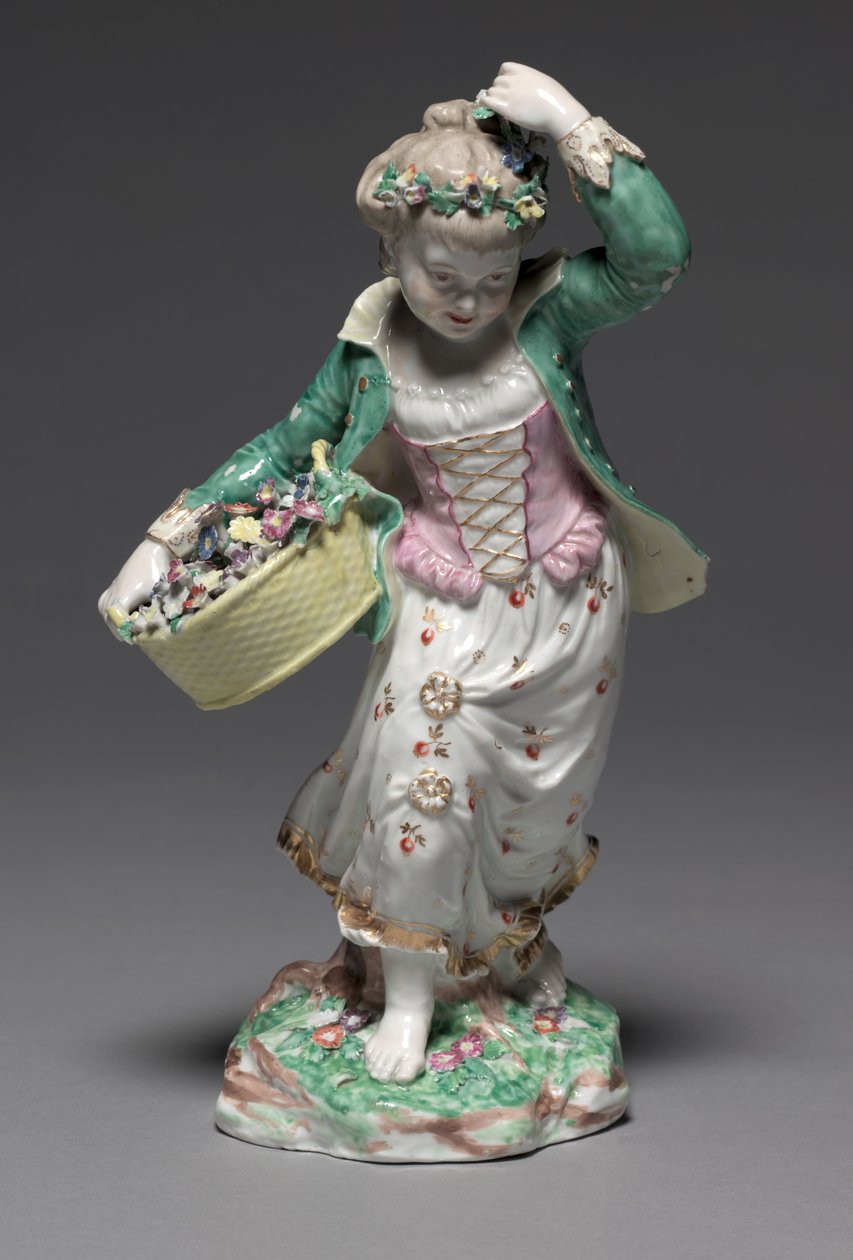 Herfst, vervaardigd door Bristol Porcelain Factory, ca. 1775 door Pierre Stephan
