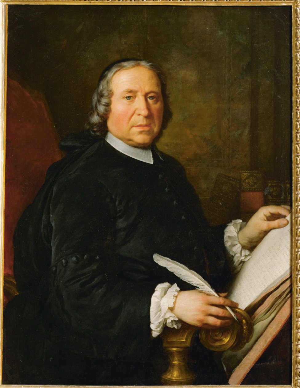 Portret van Francesco Cornazzano (schilderij op doek) door Pierre Subleyras