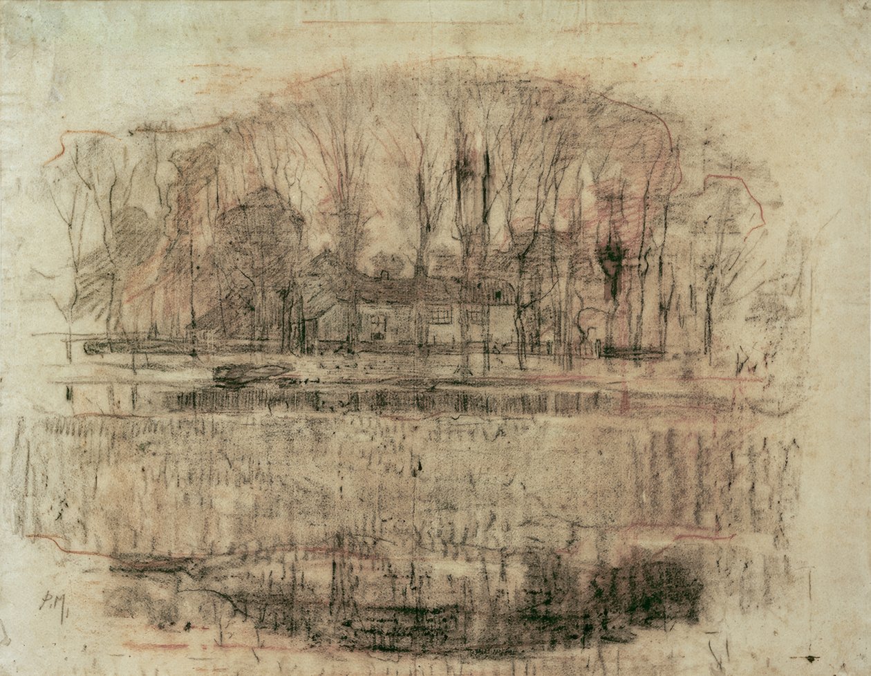 Boerderij Geinrust door Piet Mondrian